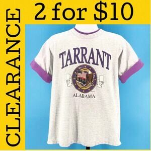 🟡 90s Tarrant Alabama tshirt 1990s vintage